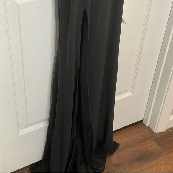 Vintage Cache Black Evening Gown 2 - Picture 5 of 12